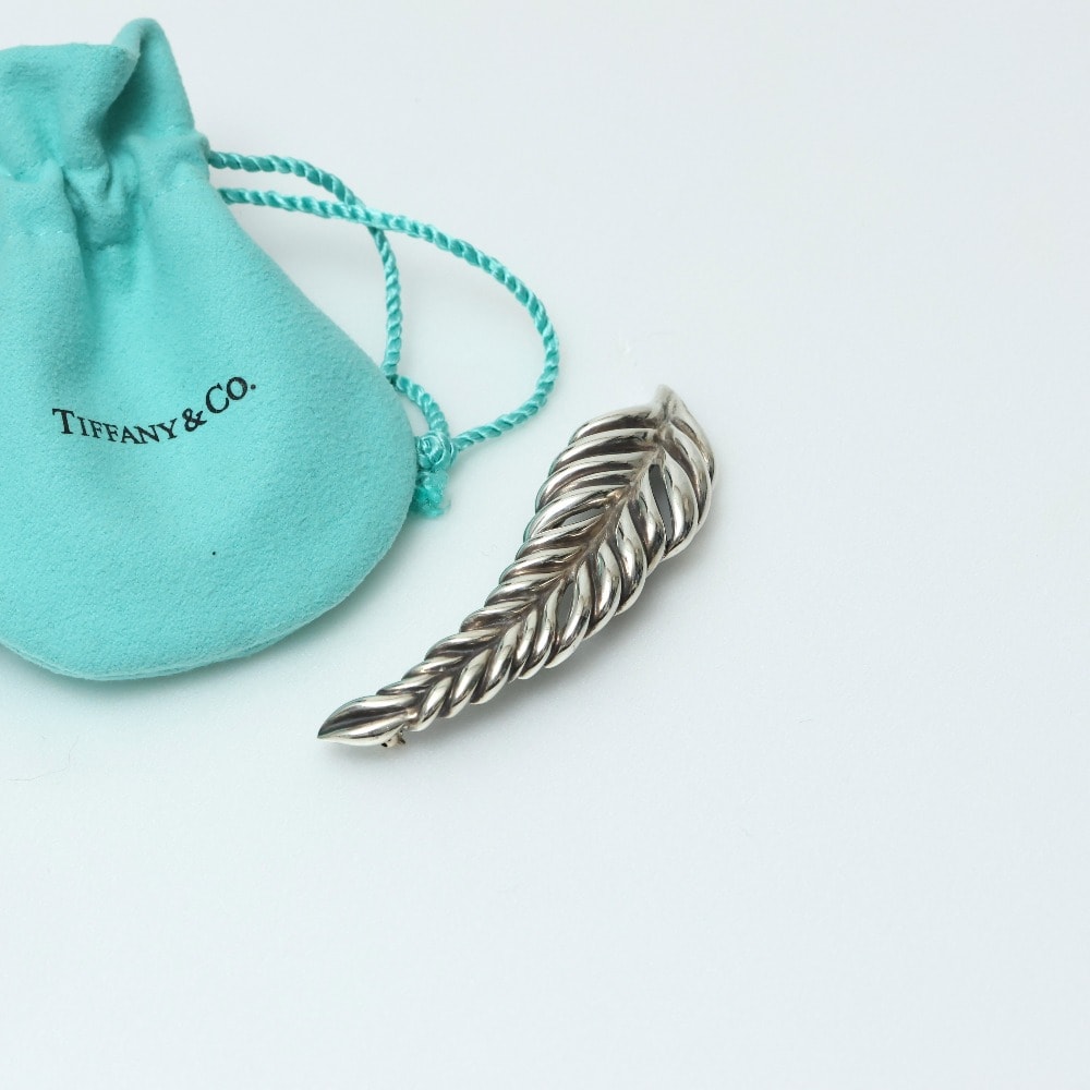 TIFFANY&Co. ティファニー ヴィンテージ ブローチ フェザー シルバー925 ブランド古着【中古】20260807/RB0347