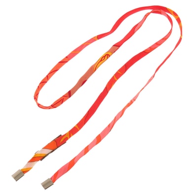 エルメス プティアッシュ シルク オレンジ ネックレス