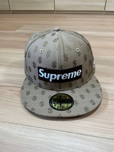 Supreme Monogram Box Logo New Era "Brown"