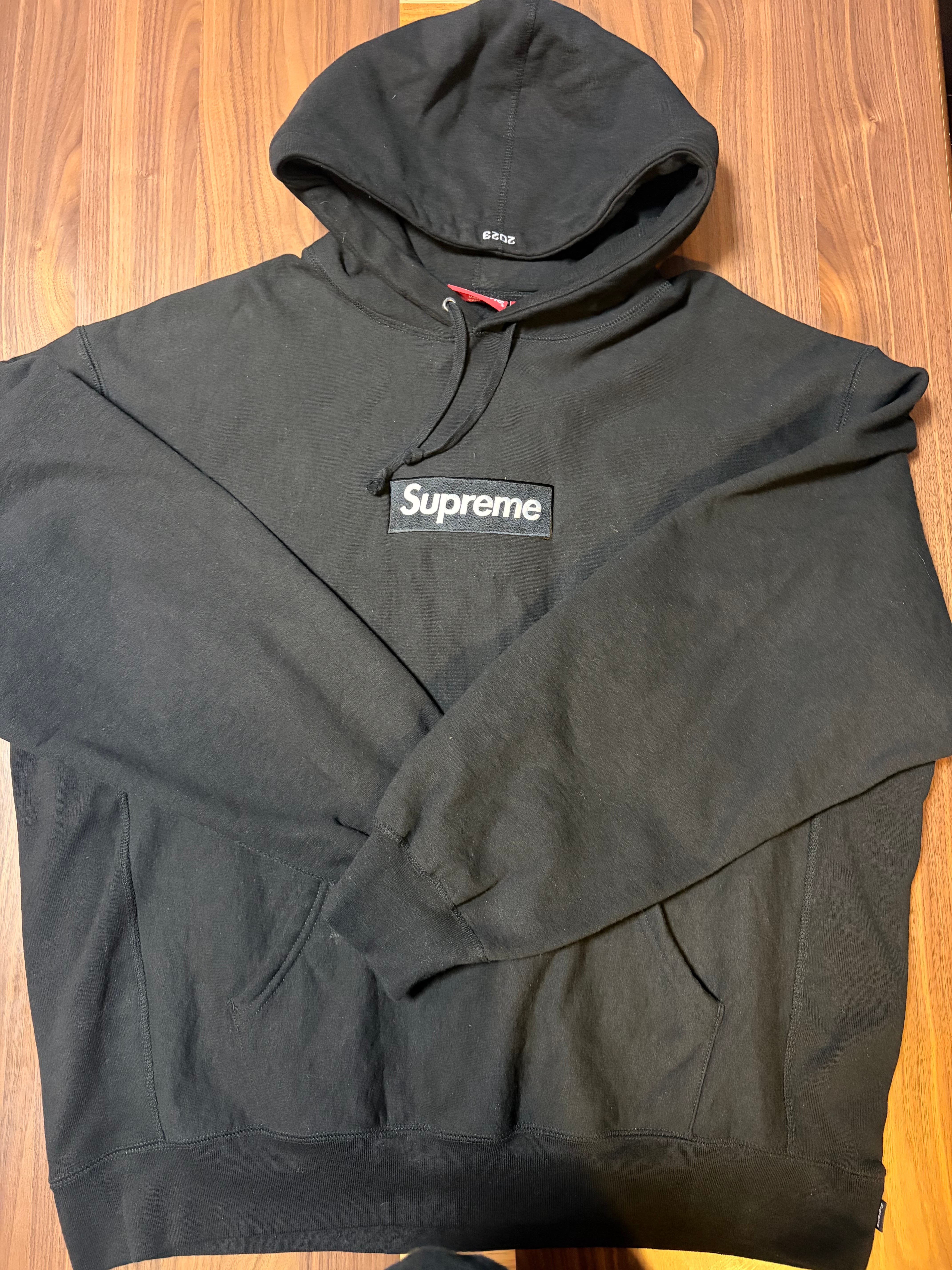 Supreme Box Logo Hooded Sweatshirt "Black" (23FW)