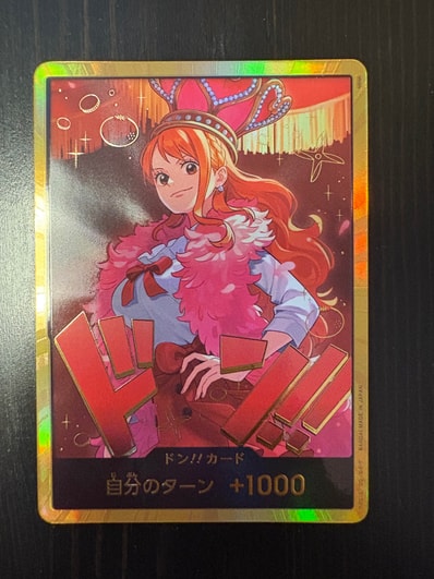 ドン!!カード : ナミ スーパーパラレル (エクストラブースター「ワンピース ヒロインズエディション」)