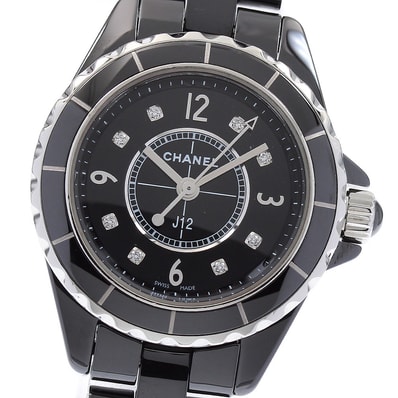 ☆良品 シャネル J12 8Pダイヤ H2685 レディース 【中古】