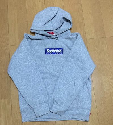 Supreme Bandana Box Logo Hooded Sweatshirt "Grey"