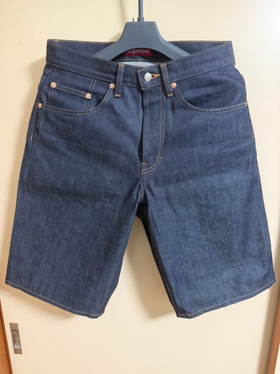 シュプリーム リジッド バギー セルビッジ デニム ショート "リジッド インディゴ"