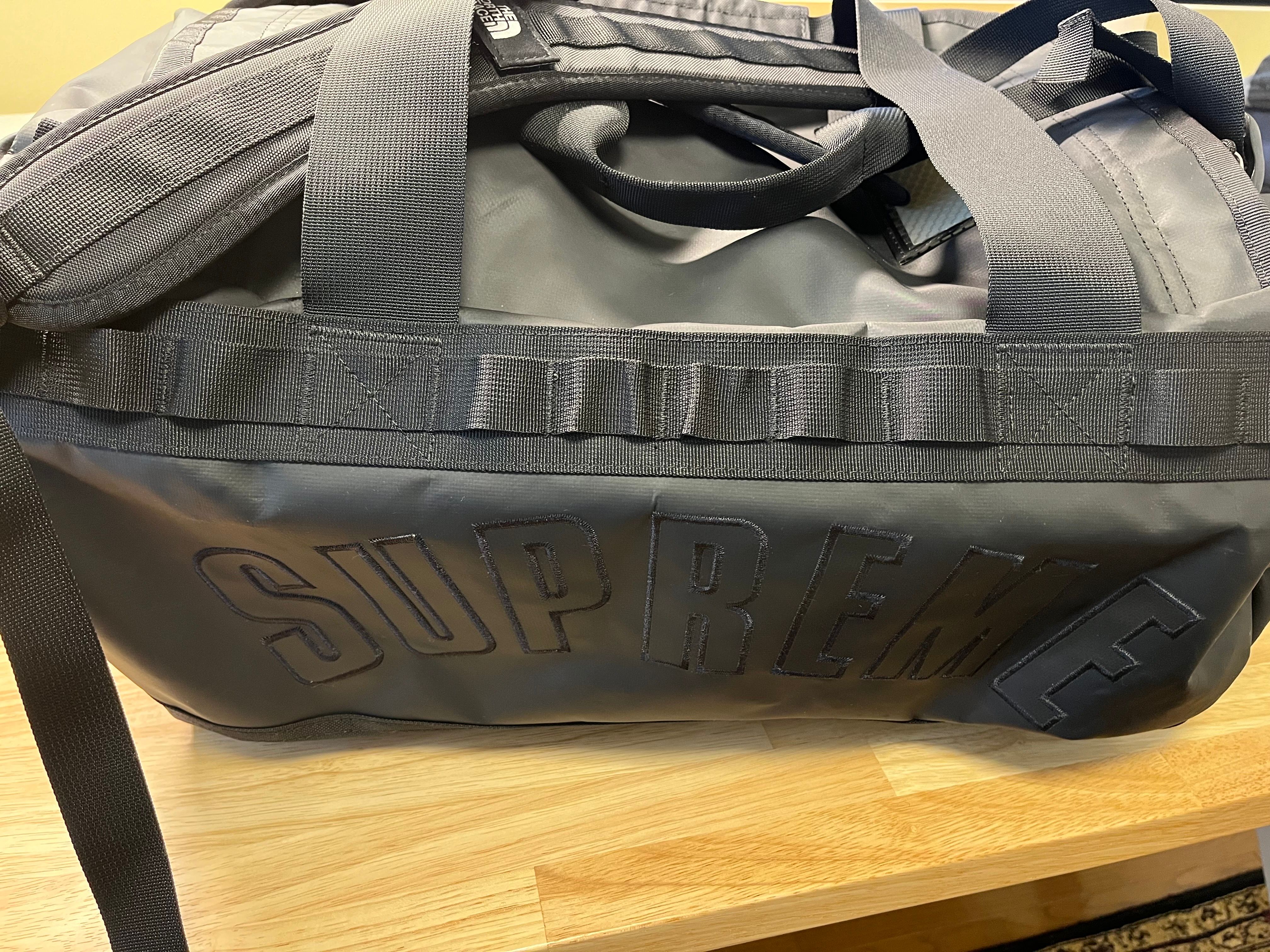 Supreme x The North Face Arc Logo Base Camp Duffle Bag "Black"