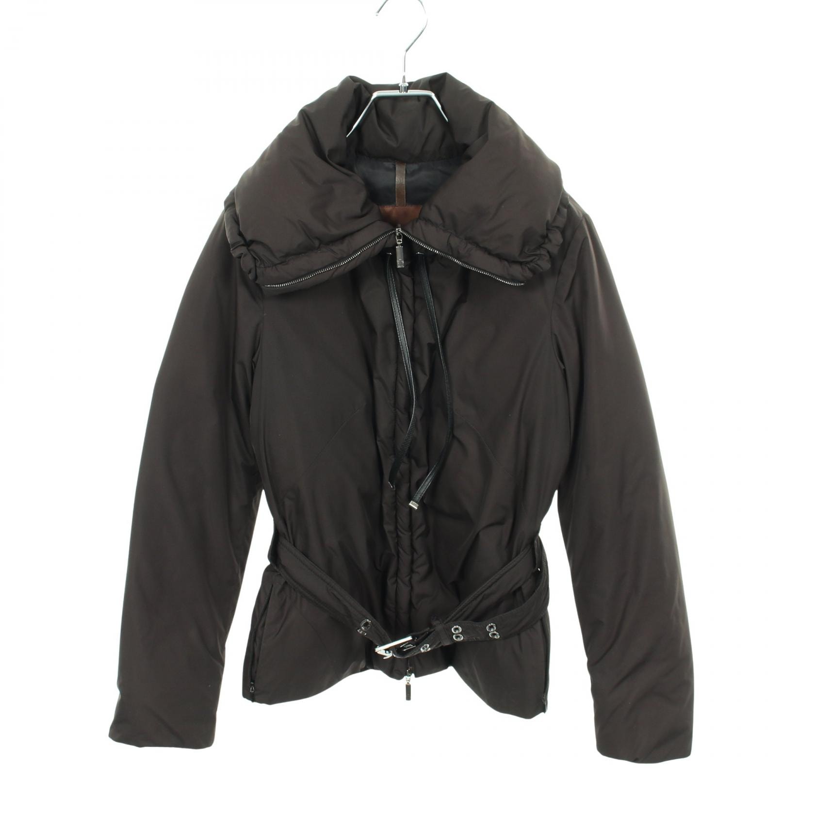 モンクレール MONCLER ダウンジャケット 衣料品 アウター ポリエステル レディース ブラック系 45335 【中古】