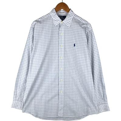 古着 ラルフローレン Ralph Lauren POLO by Ralph Lauren LOWELL SPORT 長袖 コットンチェックシャツ メンズM相当/eaa593752
