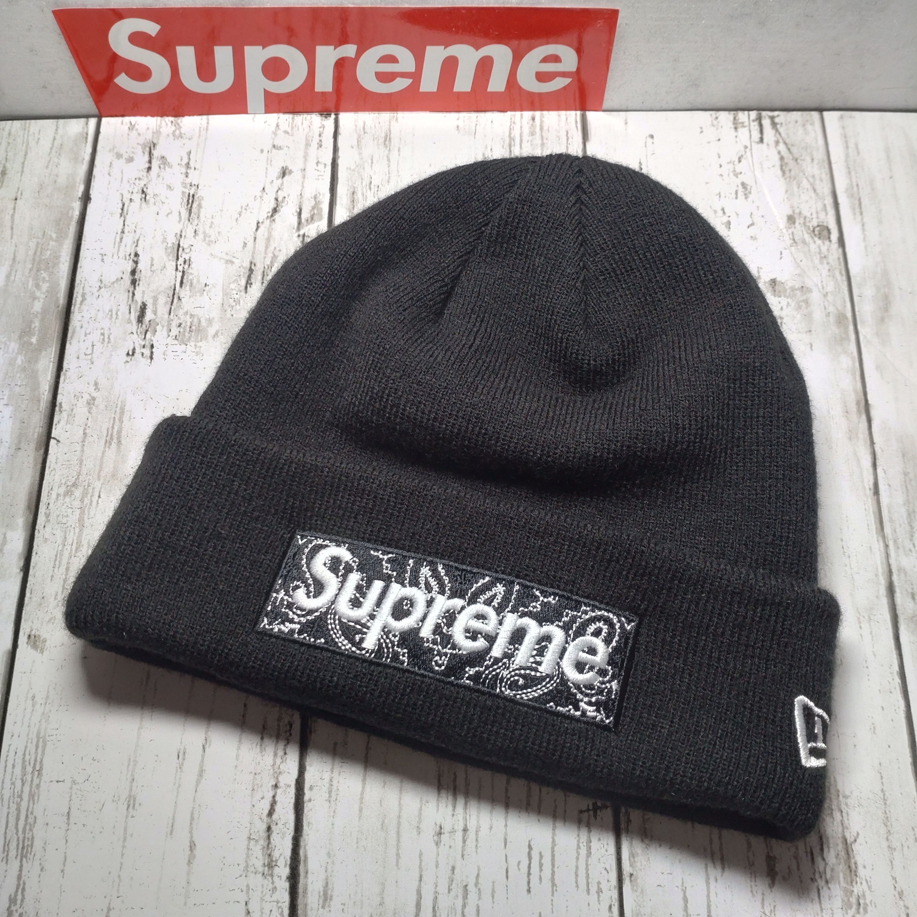 Supreme New Era® Box Logo Beanie "Black"