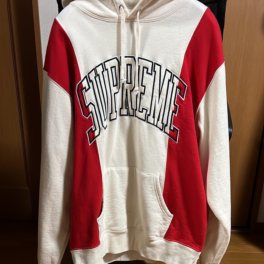 Supreme Paneled Arc Hooded Sweatshirt "Natural"