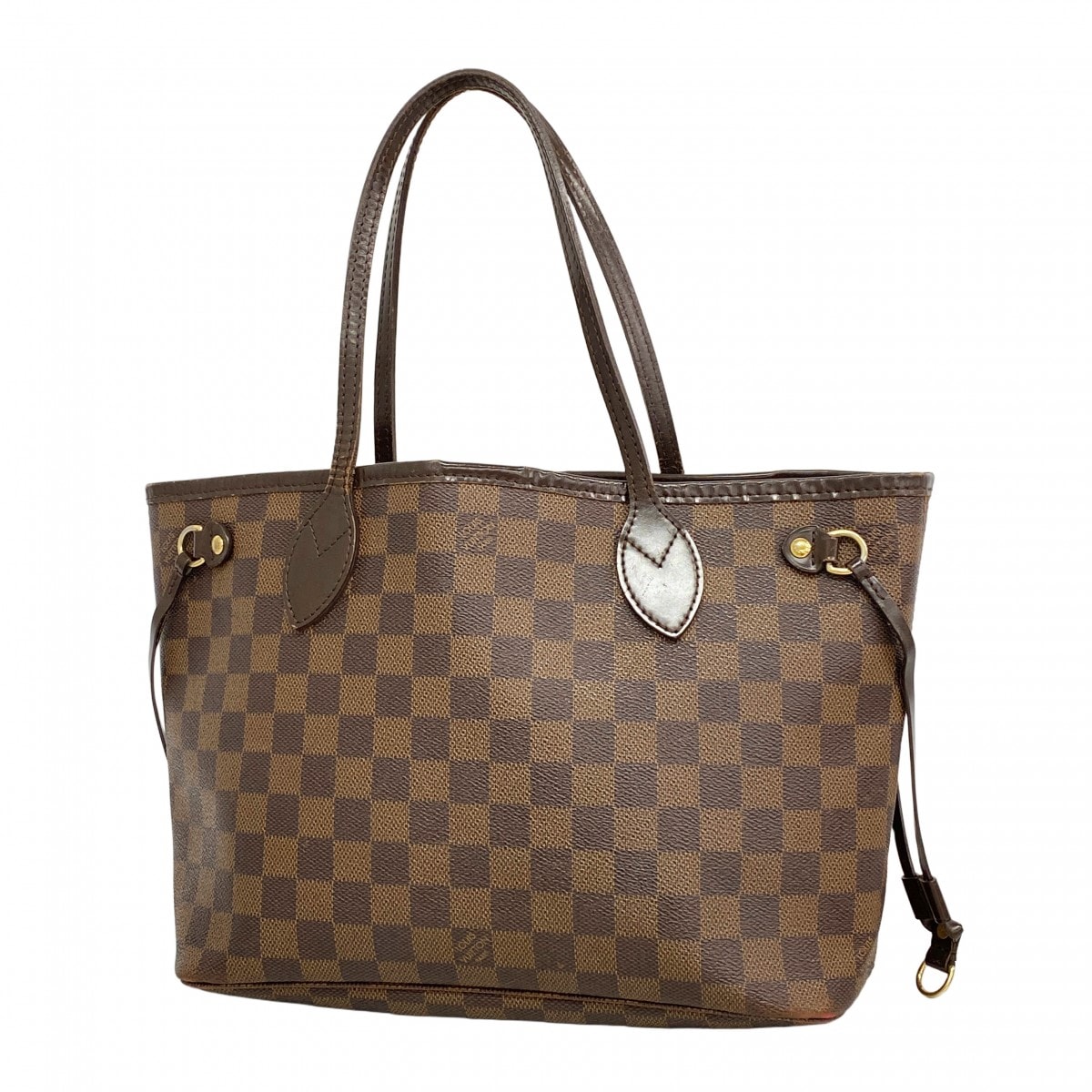 【6db1265】ルイヴィトン トートバッグ ダミエ ネヴァーフルPM N51109 エベヌ【中古】レディース