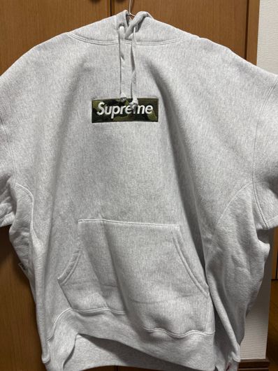 Supreme Box Logo Hooded Sweatshirt "Ash Grey" (23FW)