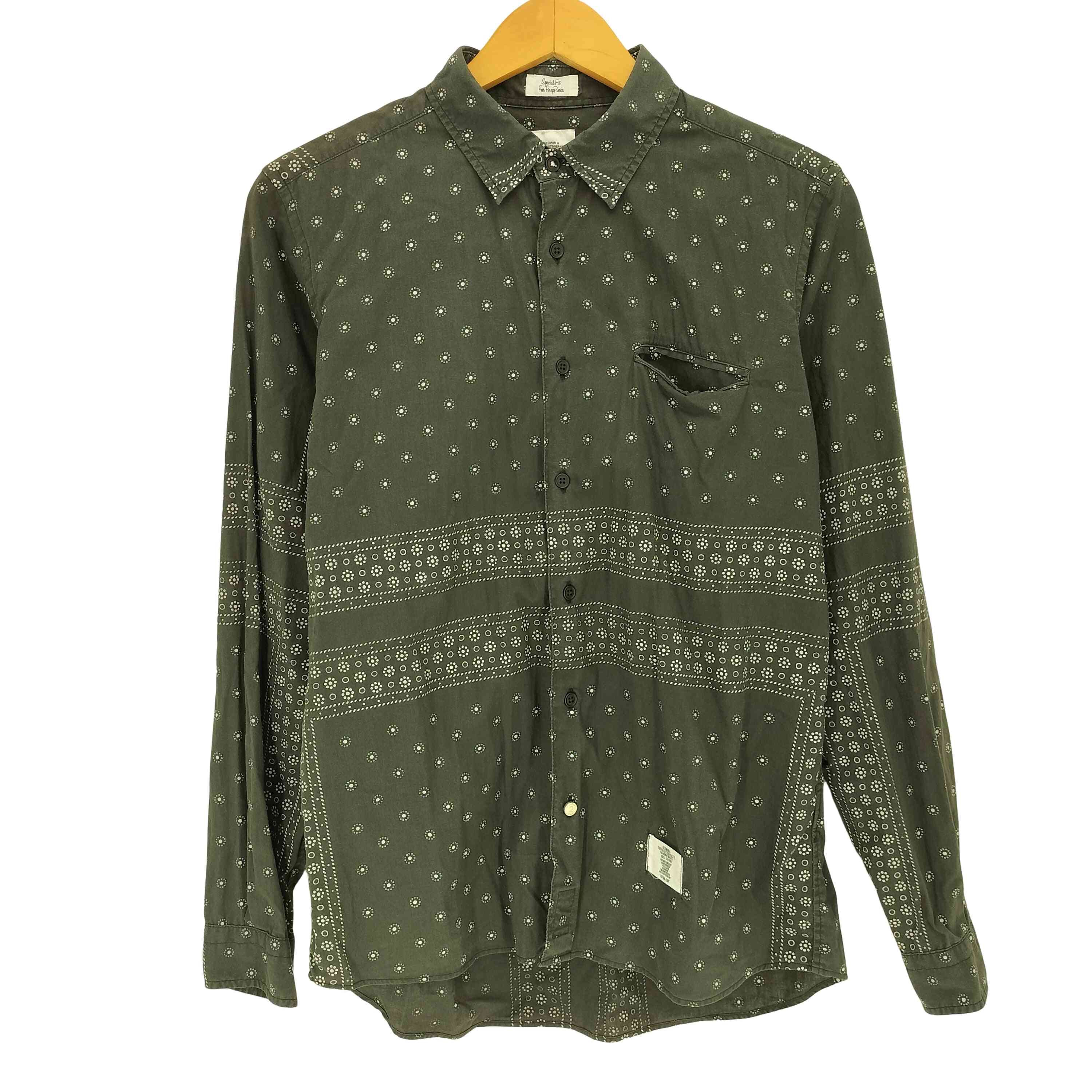 Special Fit For Prep Punks ペイズリー柄 L/S シャツ【1143806696134】