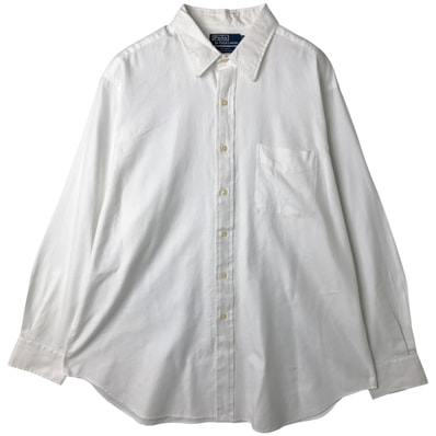 古着 ラルフローレン Ralph Lauren POLO by Ralph Lauren ANDREW 長袖 コットンシャツ メンズXL相当/eaa609634