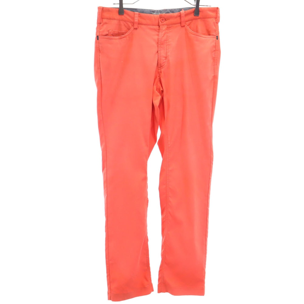 NIKE GOLF ナイキゴルフ ロングパンツ XL 朱色 ストレッチ