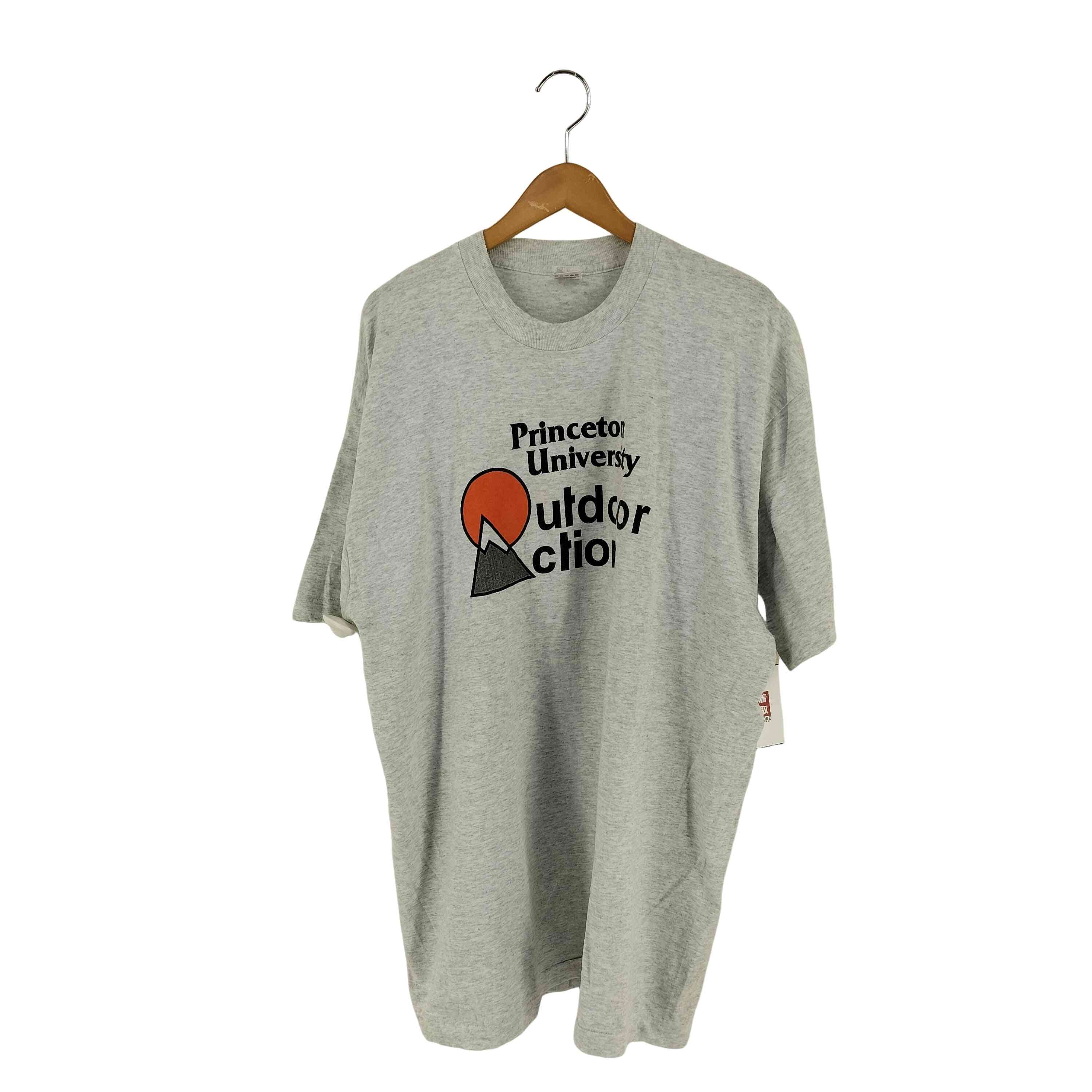 90S UAS製 Princeton University Outdoor ction 大学プリントTシャツ【1139821520929】