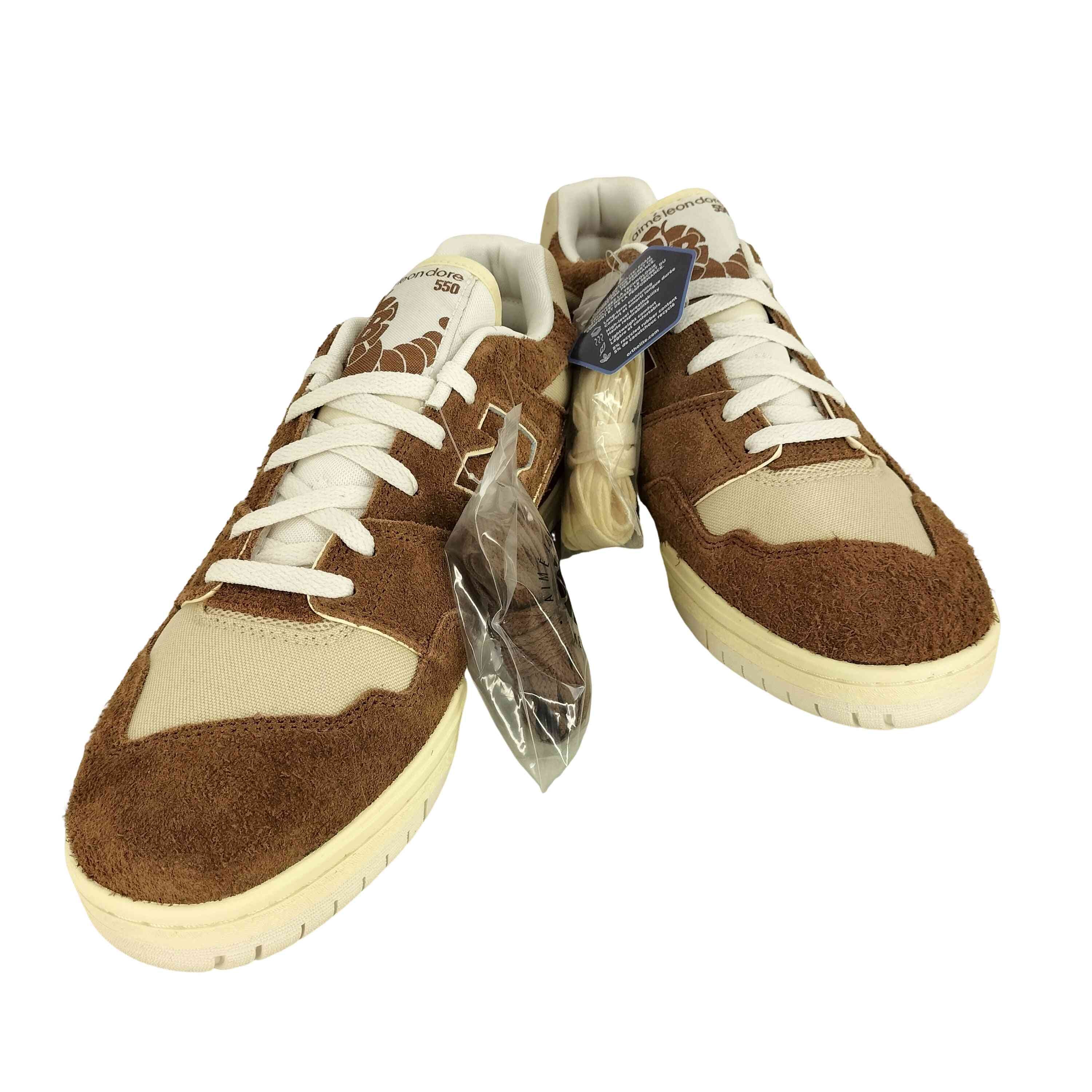 550 Brown バスケットスニーカー【1141798608029】