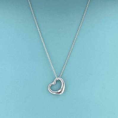 TIFFANY&Co. ティファニー オープンハート ネックレス SV925 ネックレス シルバー925 シルバー レディース【中古】