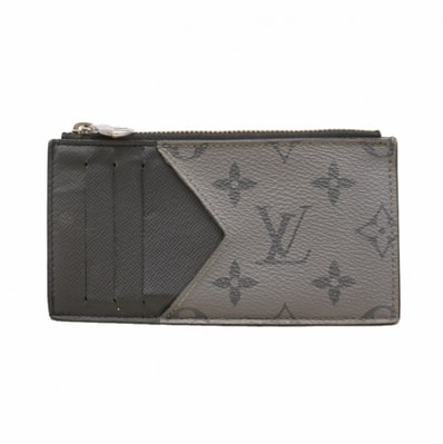 【6de5734-k】ルイヴィトン コインケース モノグラム・エクリプス コインカードホルダー M69533 ブラック【中古】メンズ