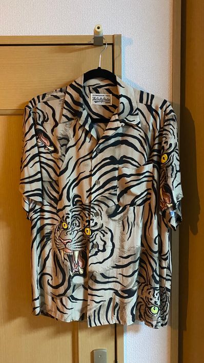 WACKO MARIA TIM LEHI / HAWAIIAN SHIRT "Beige"