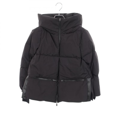 ヘルノ Herno FUNCTIONAL WARDROBE ファンクショナルワードローブ フード付き ダウンジャケット 衣料品 アウター ポリエステル レディース ブラック系 【中古】