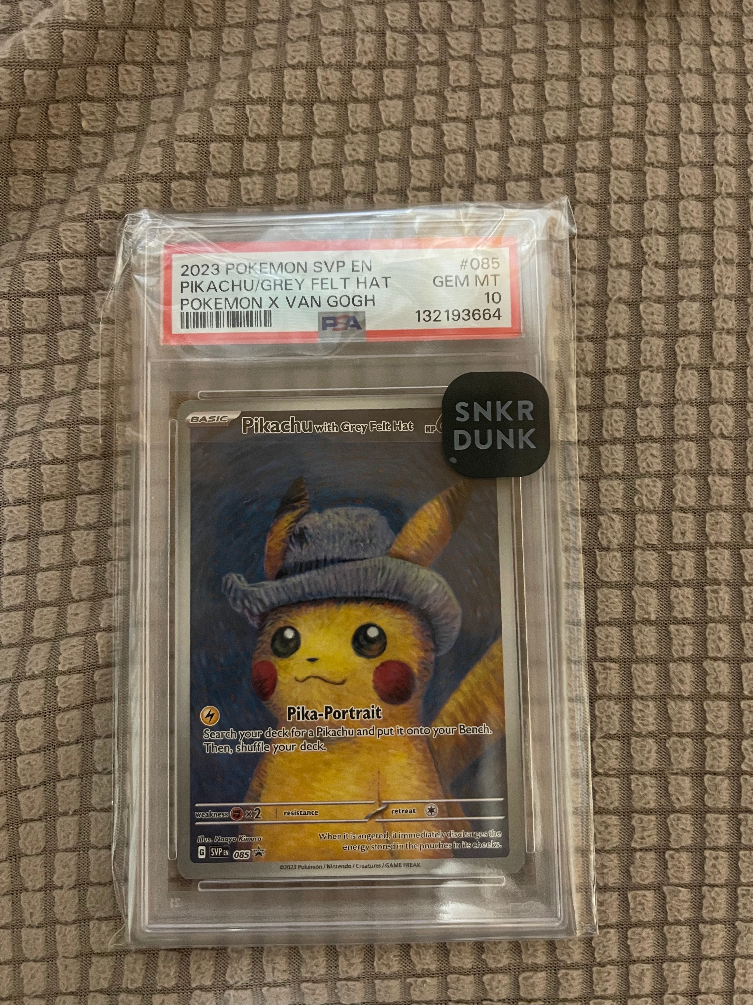 PSA10】ピカチュウ : プロモ [SVP EN 085](「ゴッホ展