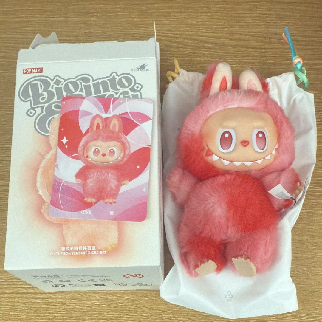 POP MART THE MONSTERS (LABUBU) Big into Energy Series Plush Pendant LOVE