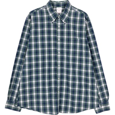 古着 ブルックスブラザーズ Brooks Brothers Est.1818 長袖 ボタンダウンチェックシャツ メンズL相当/eaa663000