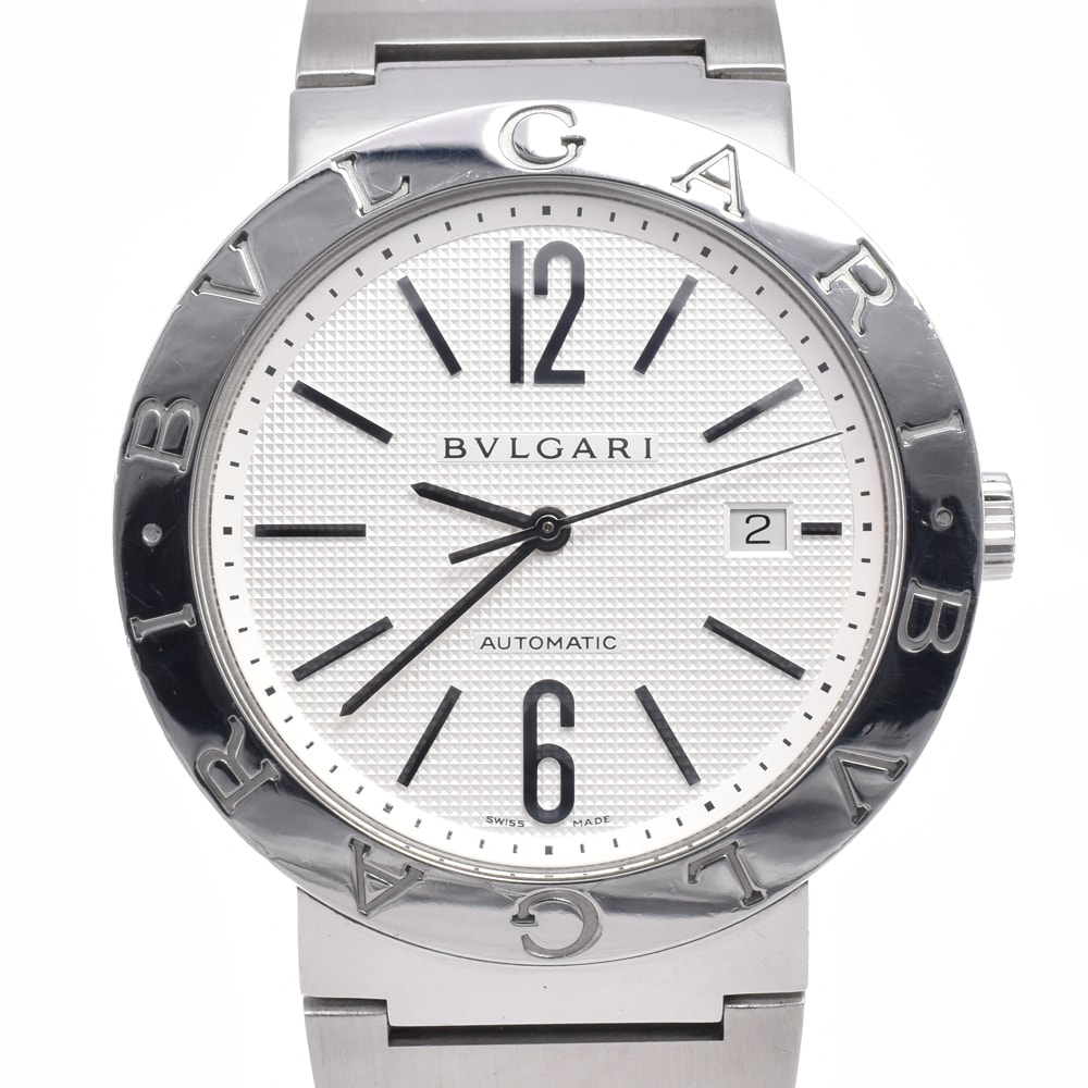 ブルガリ BVLGARI BB42SS AUTO ブルガリ ブルガリ デイト シルバー 自動巻き メンズ 良品 腕時計 C#149574