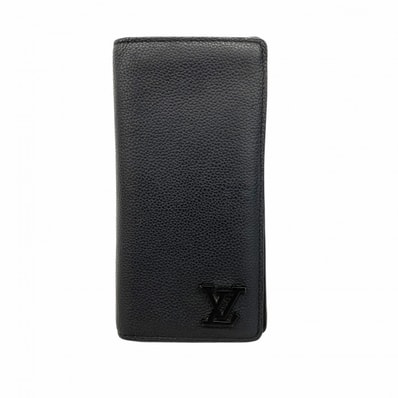 ★最終価格【6db2169-k】ルイヴィトン 長財布 アエログラム ポルトフォイユブラザ NM M69980 ノワール【中古】メンズ