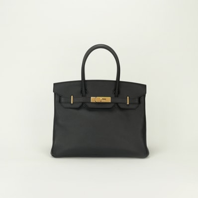 エルメス HERMES バーキン30 バーキン 30 バッグ トートバッグ エプソン ノワール Noir ブラック Black 黒 ゴールド金具 ハンドバッグ ヴォーエプソン