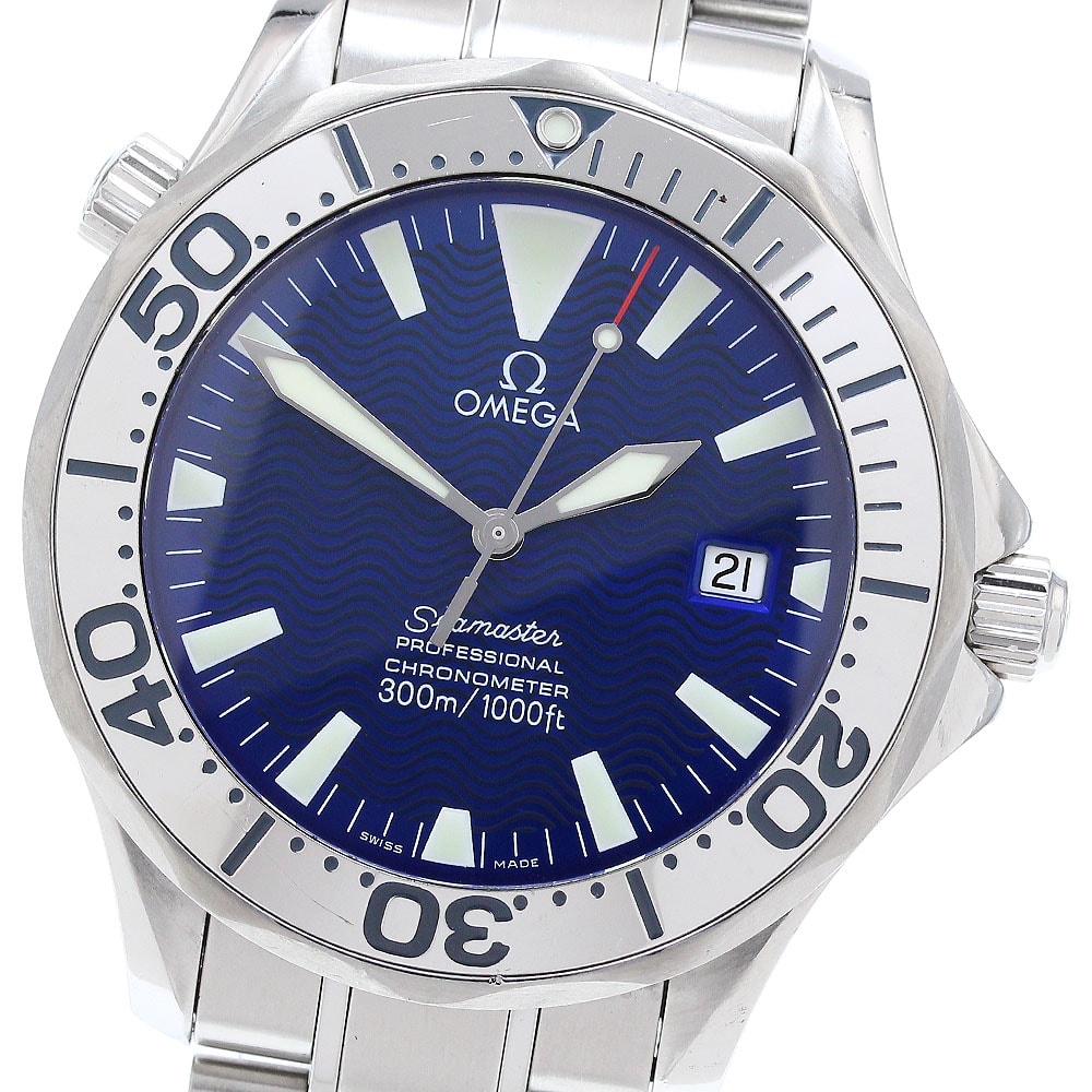 オメガ シーマスター300 デイト 2255.80 メンズ 【中古】