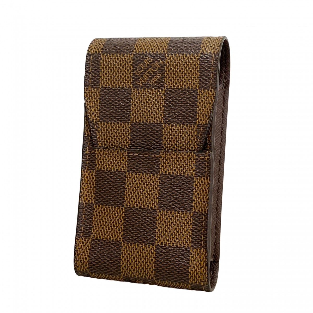 【6dd4878】ルイヴィトン シガレットケース ダミエ エテュイシガレット N63024 エベヌ【中古】メンズ レディース ユニセックス