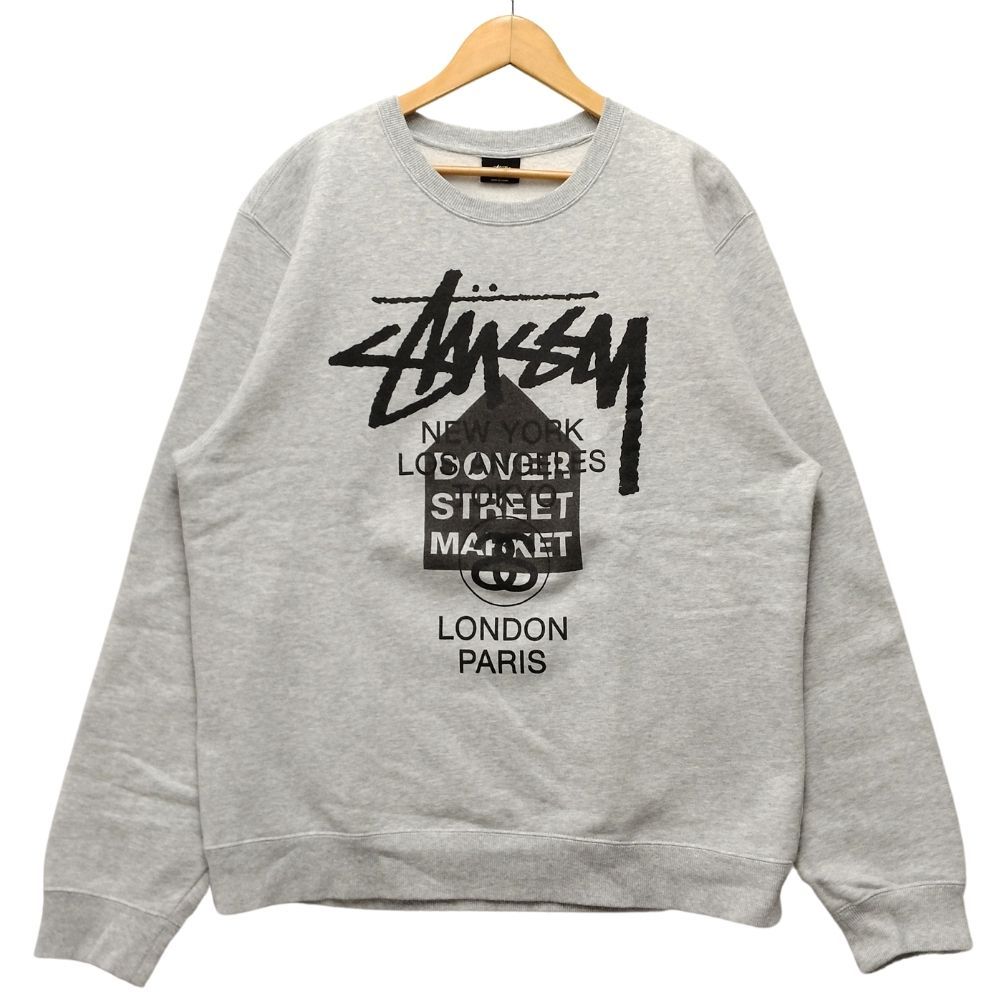 STUSSY ステューシー DSM WORLD TOUR CREW スウェット 50387