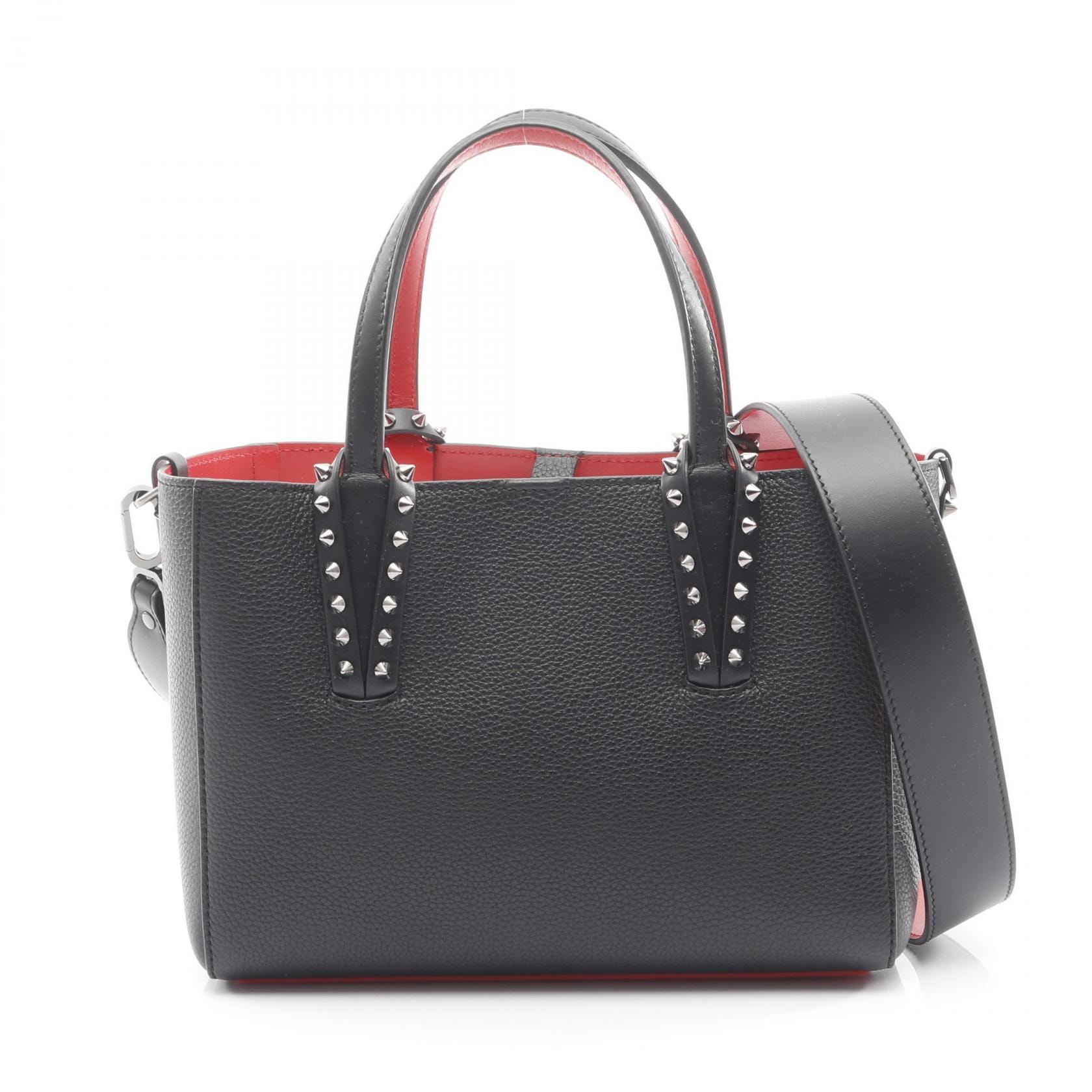 クリスチャンルブタン Christian Louboutin CABATA MINI カバタ ミニ ハンドバッグ バッグ レザー レディース ブラック系 3255086B078 【新品】
