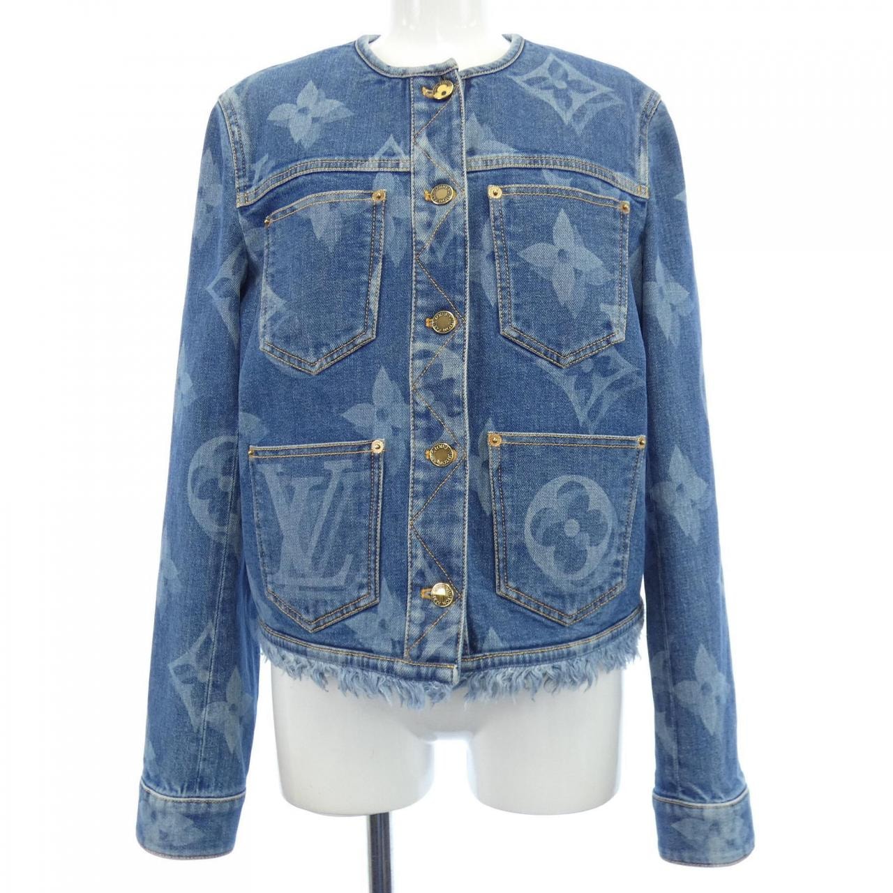 ルイヴィトン LOUIS VUITTON ジャイアントモノグラム カラーレス FKJA06ZPY デニムジャケット
