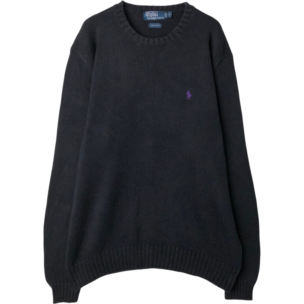 古着 ラルフローレン Ralph Lauren POLO by Ralph Lauren コットンニットセーター メンズM相当/eaa627426