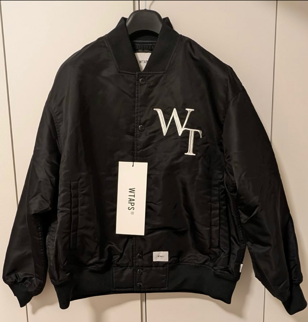 WTAPS Team / Jacket / Nylon. Twill. League "Black"