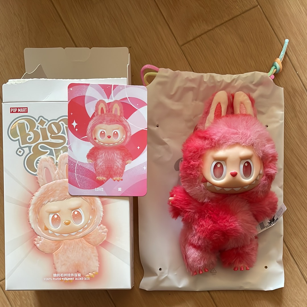 POP MART THE MONSTERS (LABUBU) Big into Energy Series Plush Pendant LOVE