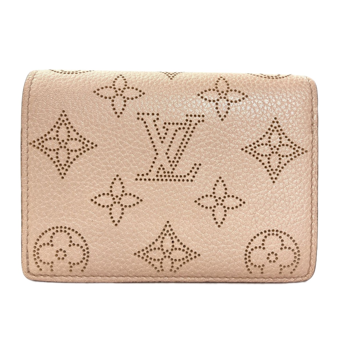 LOUIS VUITTON ルイヴィトン ポルトフォイユ・クレア 二つ折り財布(小銭入れあり) マヒナレザー レディース [中古]