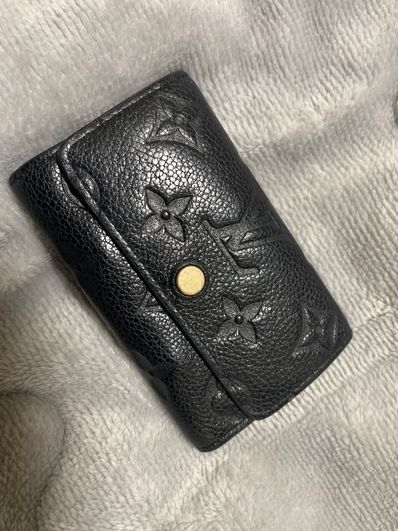 Louis Vuitton 6 Key Holder Monogram Empreinte Leather "Noir"