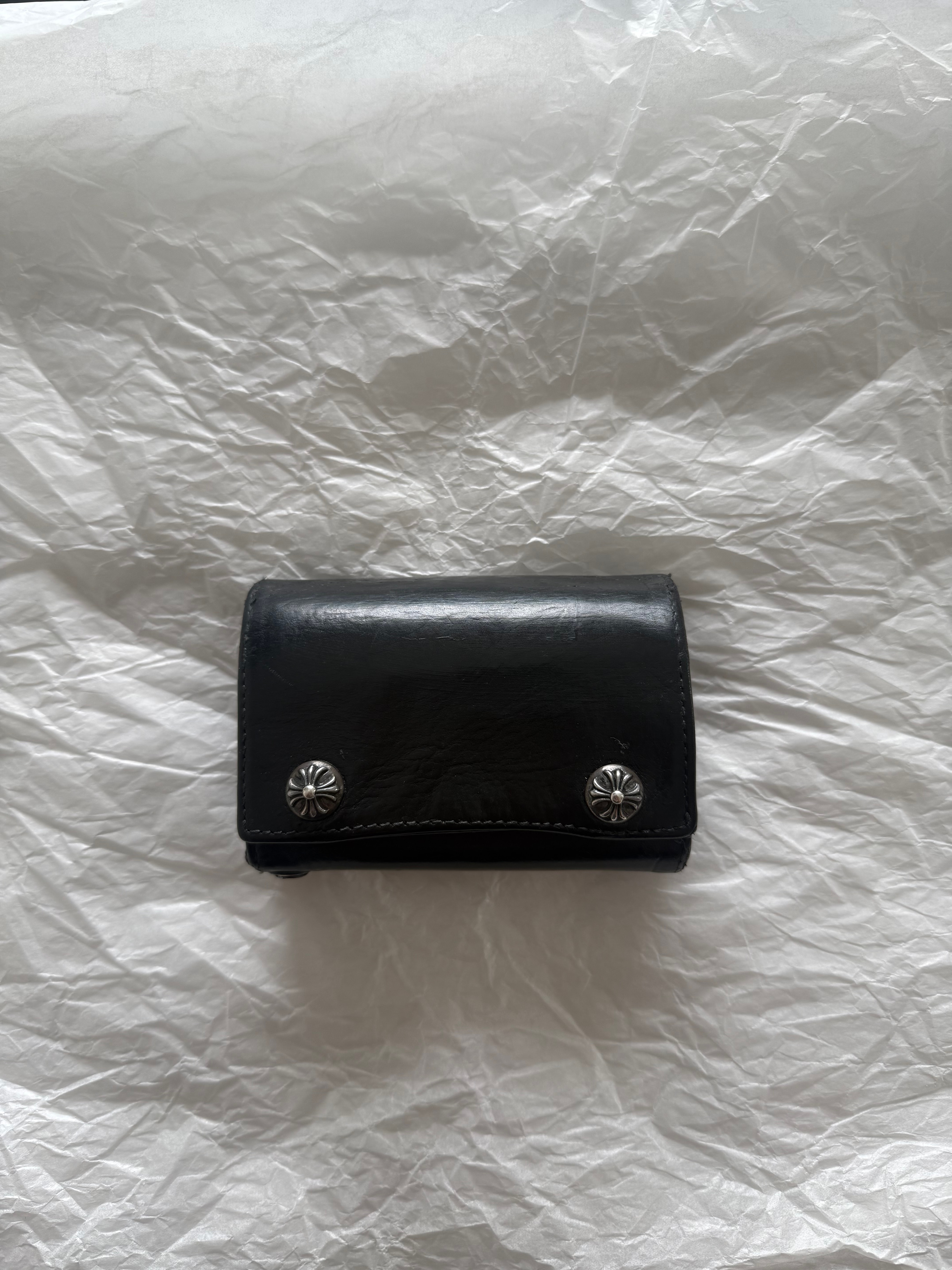 C (やや傷や汚れあり)】クロムハーツ CHROME HEARTS 3FOLD 3フォールド 