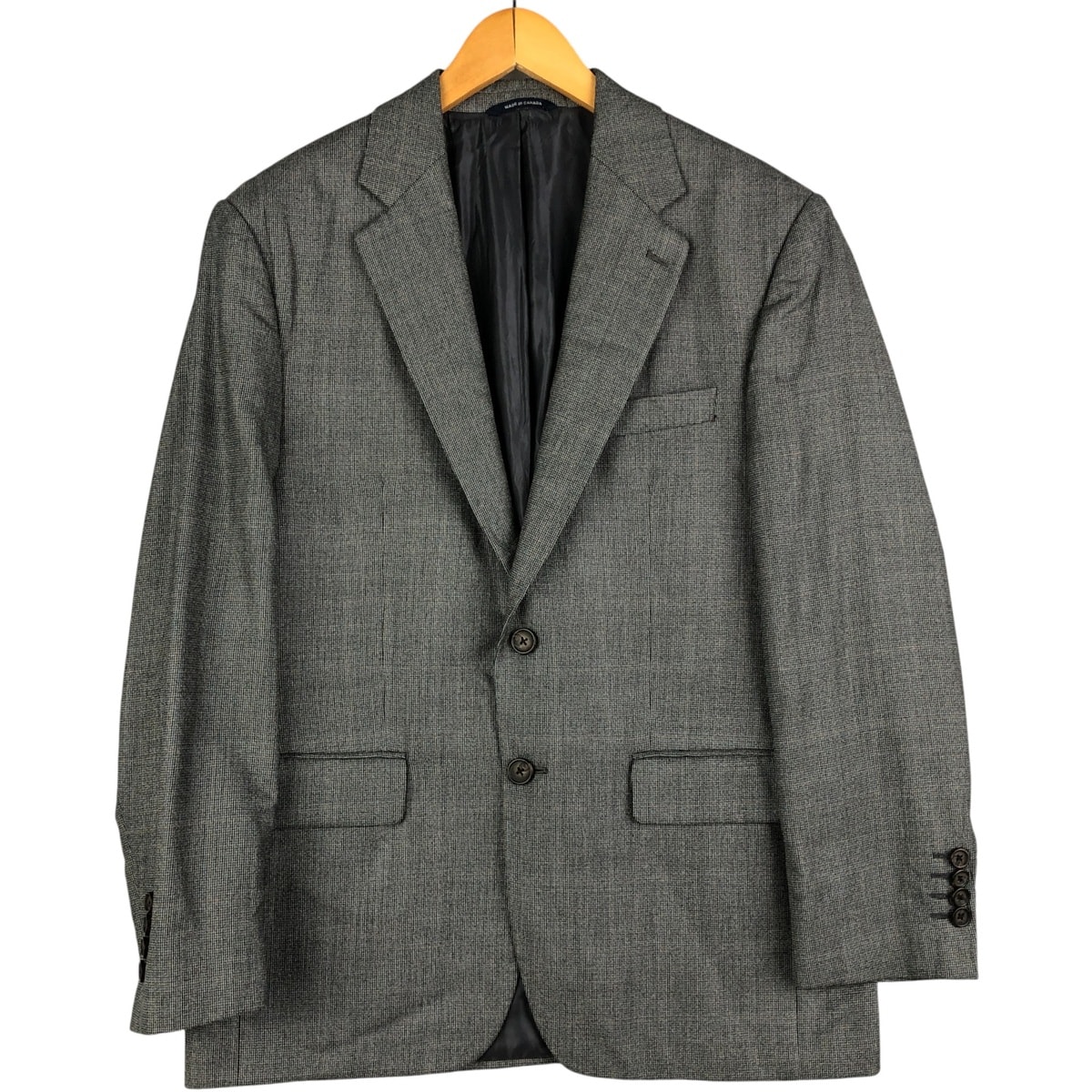 古着 ラルフローレン Ralph Lauren Ralph 千鳥格子柄 ウール×シルクテーラードジャケット カナダ製 メンズM相当/eaa600312