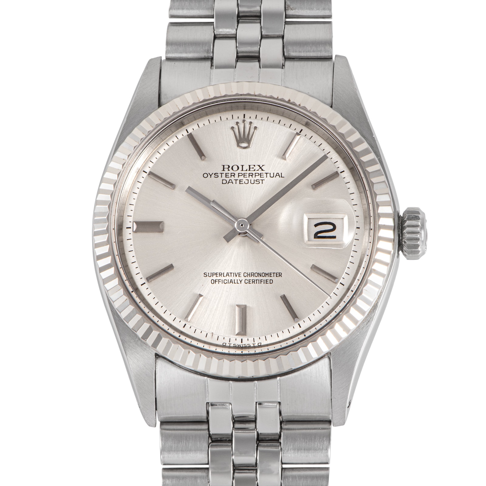 ROLEX ロレックス デイトジャスト 1601 1972年製 シグマダイヤル SS/WG【中古】