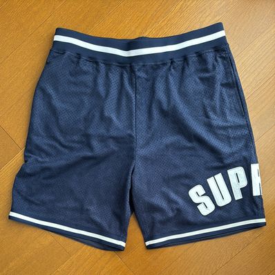 Supreme Ultrasuede Mesh Short "Navy"