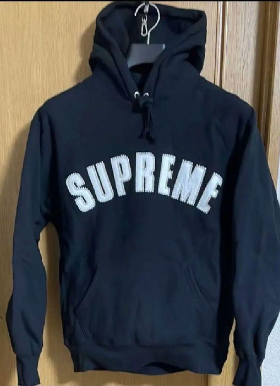 Supreme Pearl Logo Hooded Sweatshirt "Black"