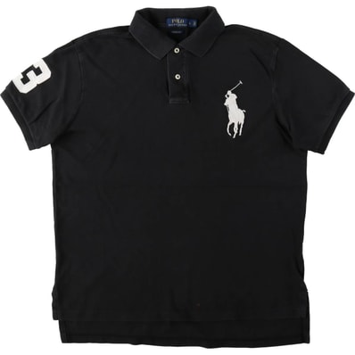 古着 ラルフローレン Ralph Lauren POLO RALPH LAUREN CUSTOM FIT ビッグポニー 半袖 ポロシャツ メンズL相当/eaa657666