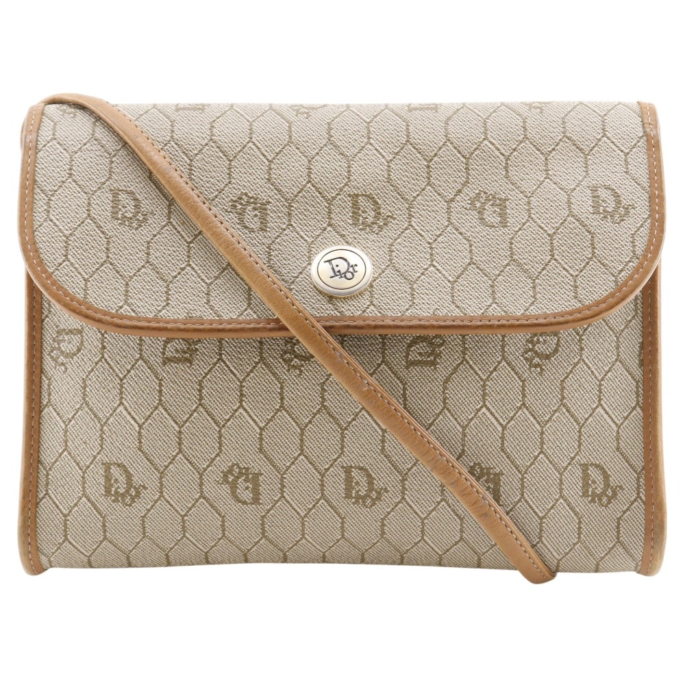 D (傷や汚れあり)】クリスチャンディオール ハニカム柄 ヴィンテージ