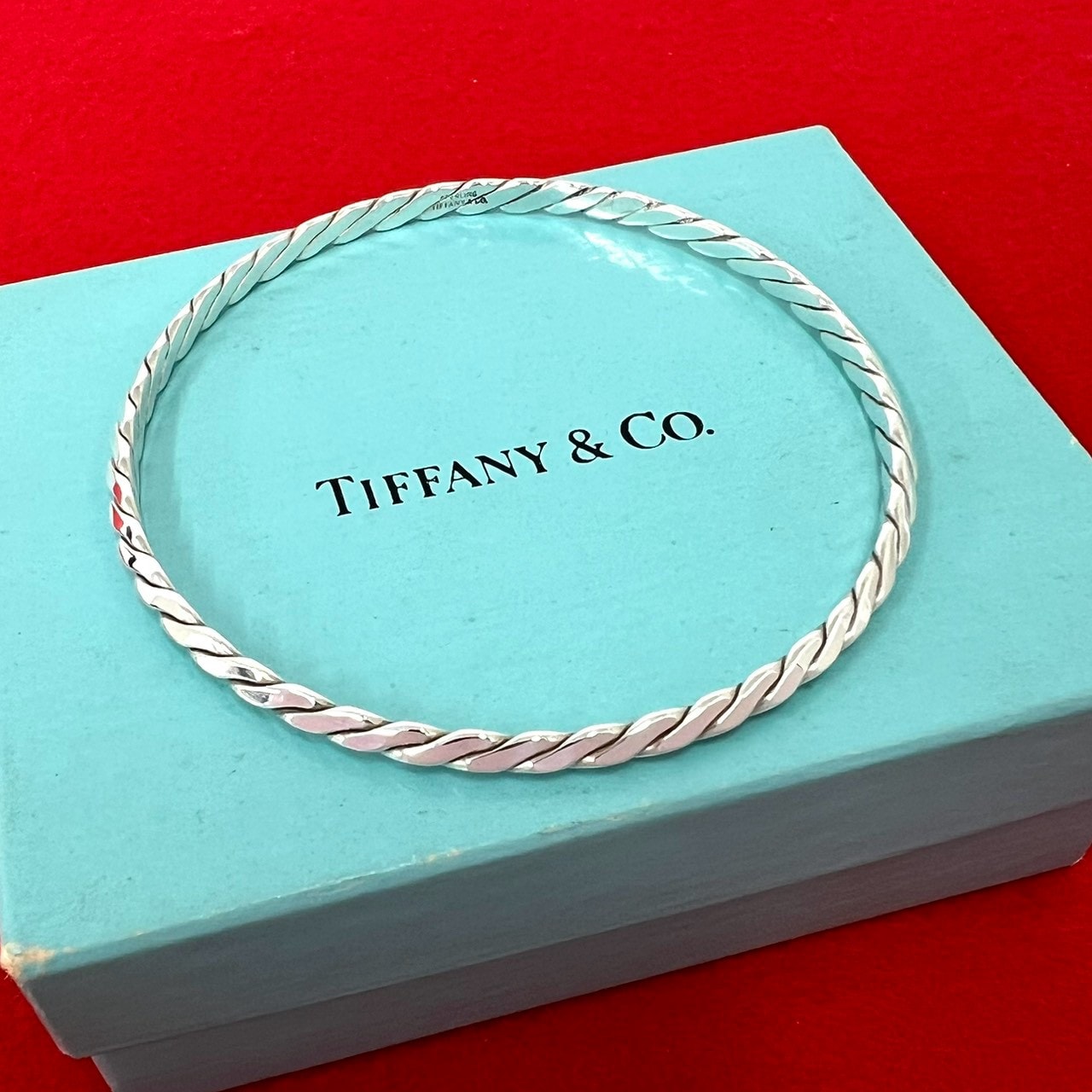 TIFFANY&Co. ティファニー ツイスト バングル シルバー925 バングル シルバー
 25114