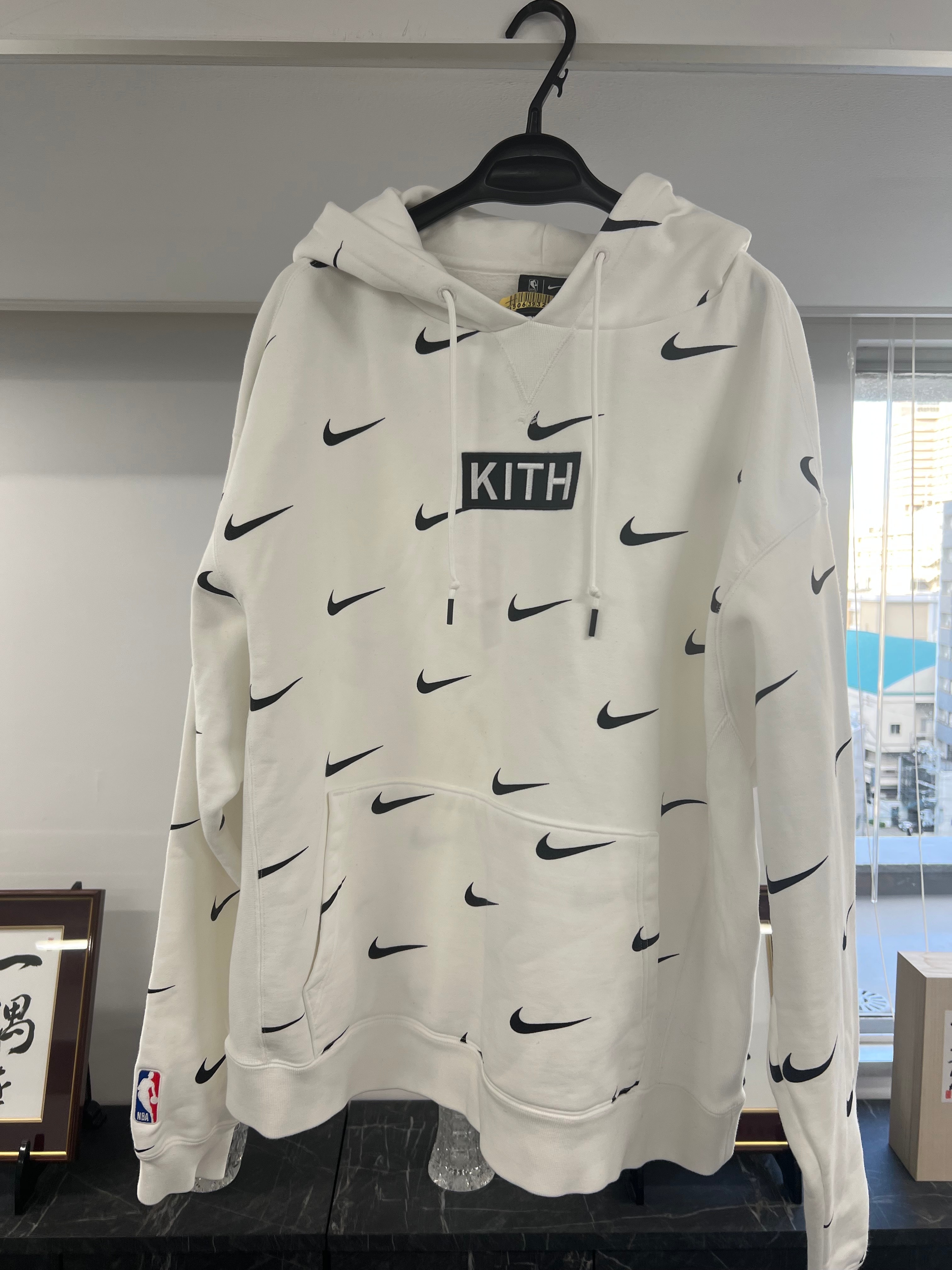 KITH Nike for New York Knicks AOP Hoodie "White"