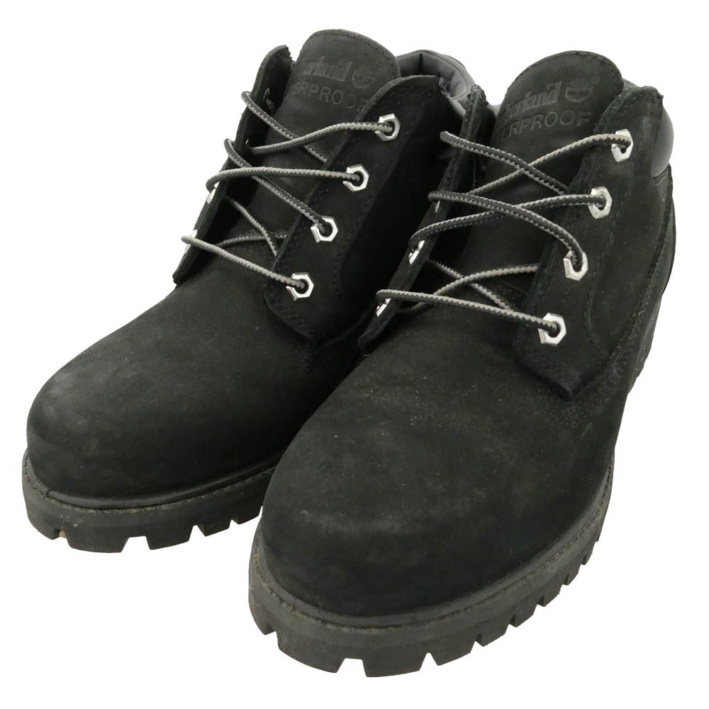Timberland ティンバーランド 73537 CLASSIC OX クラシックオックスフォード スエード レザー ショートブーツ ブラック系 25cm【中古】